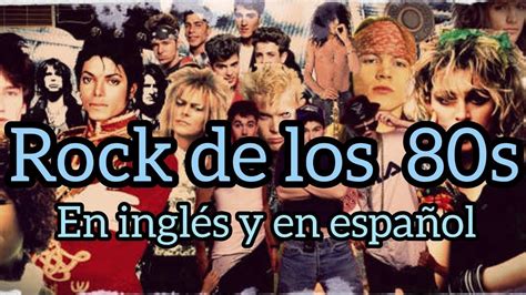 hits rock en ingles de los 80 y 90|More.